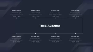 Time Agenda Free Corporate PowerPoint Template Design