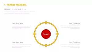 Target market template PowerPoint