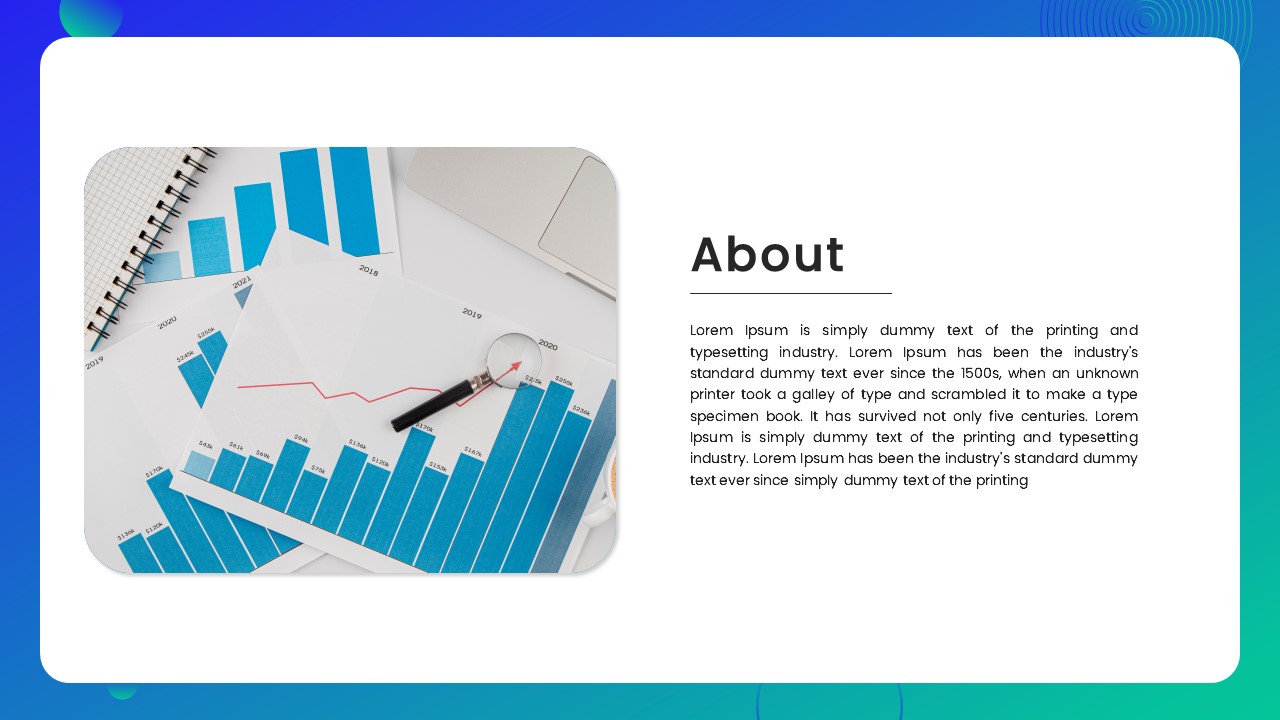 Annual Report PPT Template about