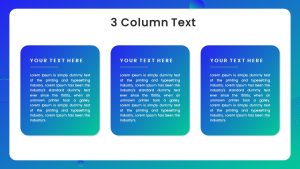 Annual Report PPT Template texts