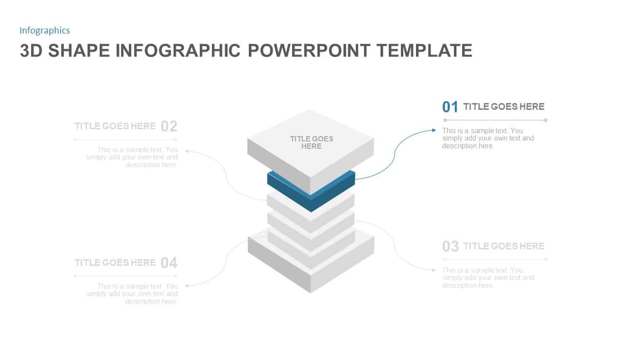 3d Shapes PowerPoint Template