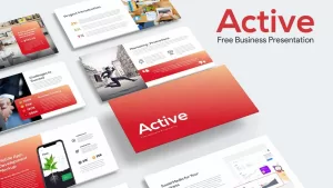 Active Free PowerPoint Template