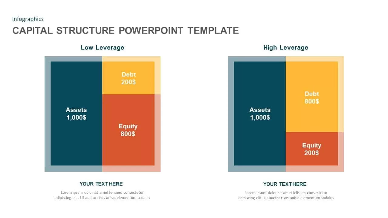 Capital Structure PowerPoint Diagram