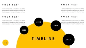 Free Timeline PowerPoint Deck Template