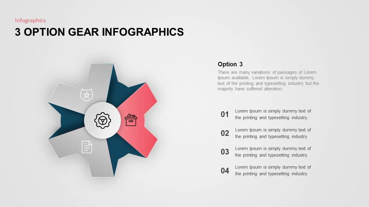 3 option gear template