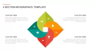 4 Section Infographic Template