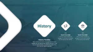 Corporate Business PowerPoint Presentation History Template