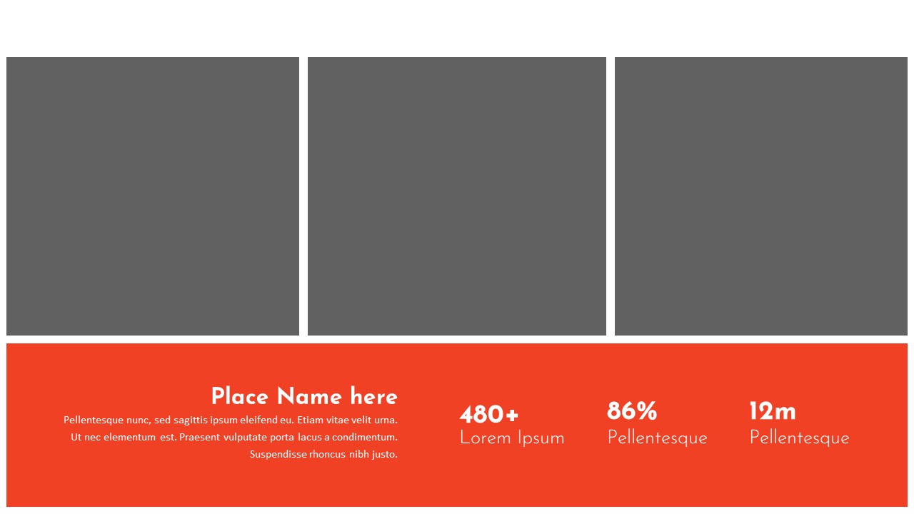 Charity PowerPoint Template columns