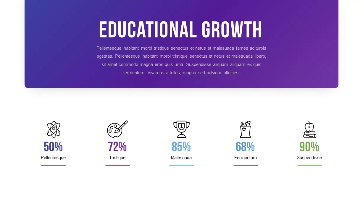 Educational Growth PowerPoint Template