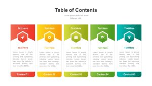 Effective Business Plan PPT Template Table of Contents