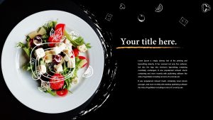 Free Food PowerPoint Template Title Slide