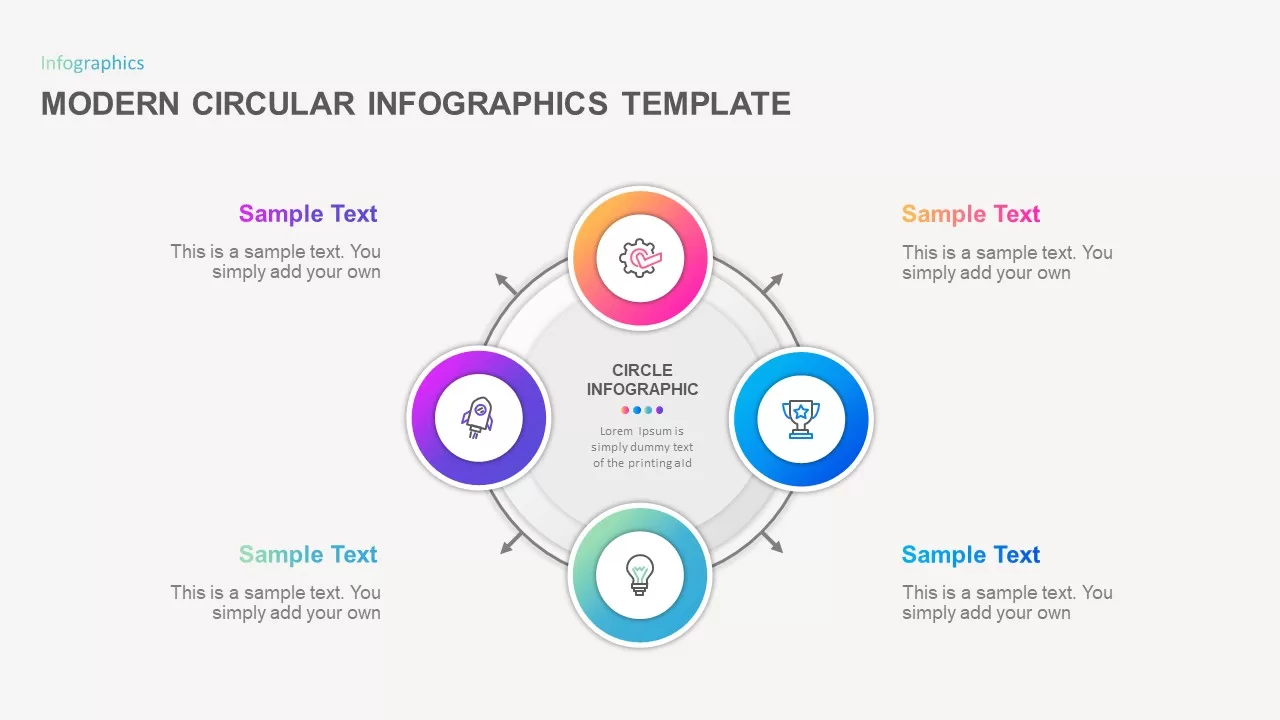 Modern Circular PowerPoint Template