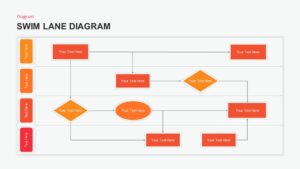 SwimLane Diagram PowerPoint template