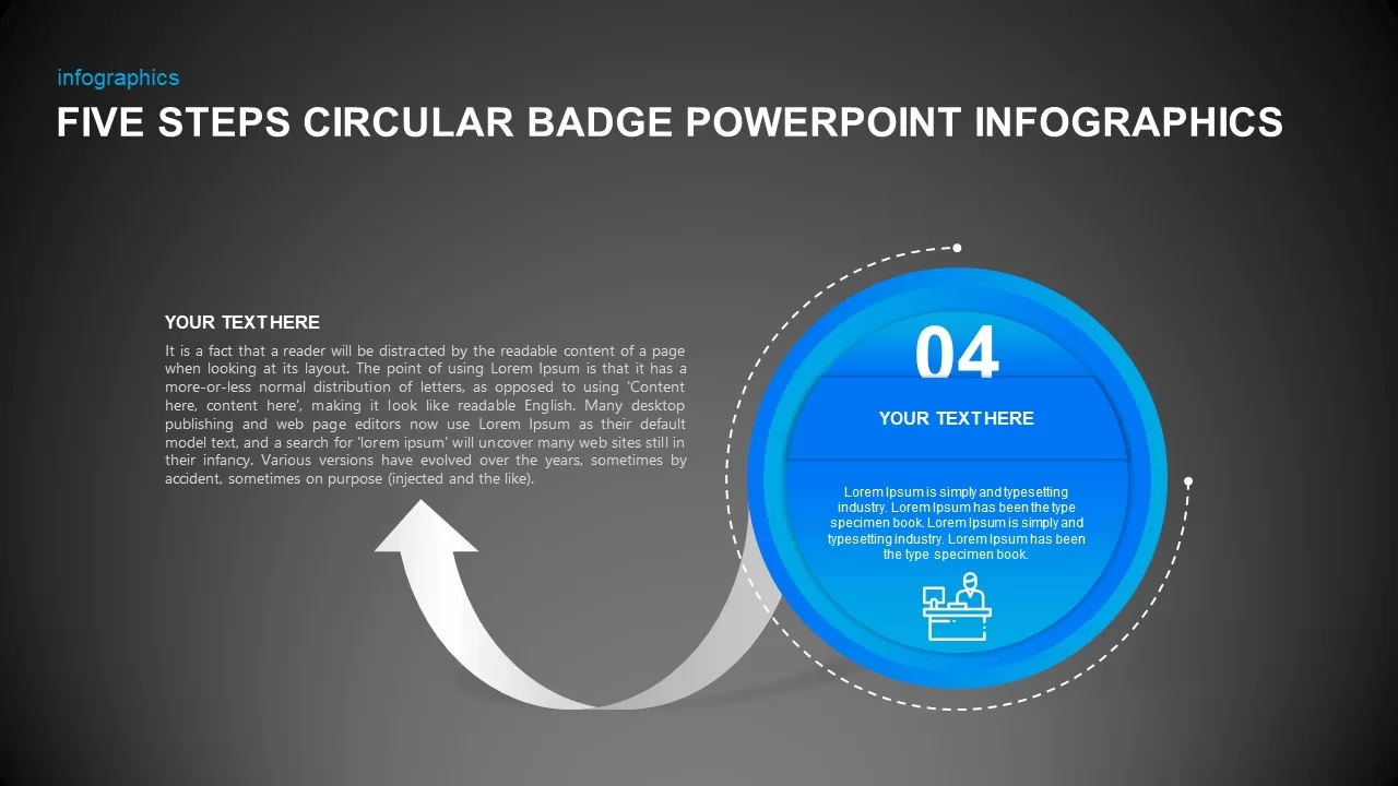 Circular Badge PowerPoint Infographics