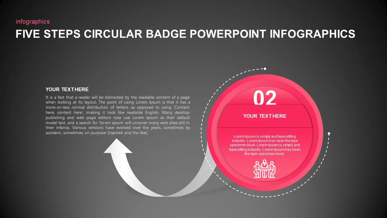 Circular Badge PowerPoint Infographics