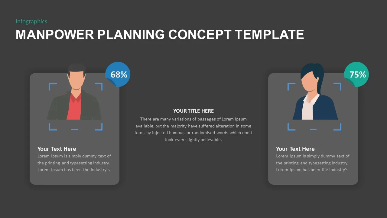 Manpower Planning Concept PowerPoint Slide