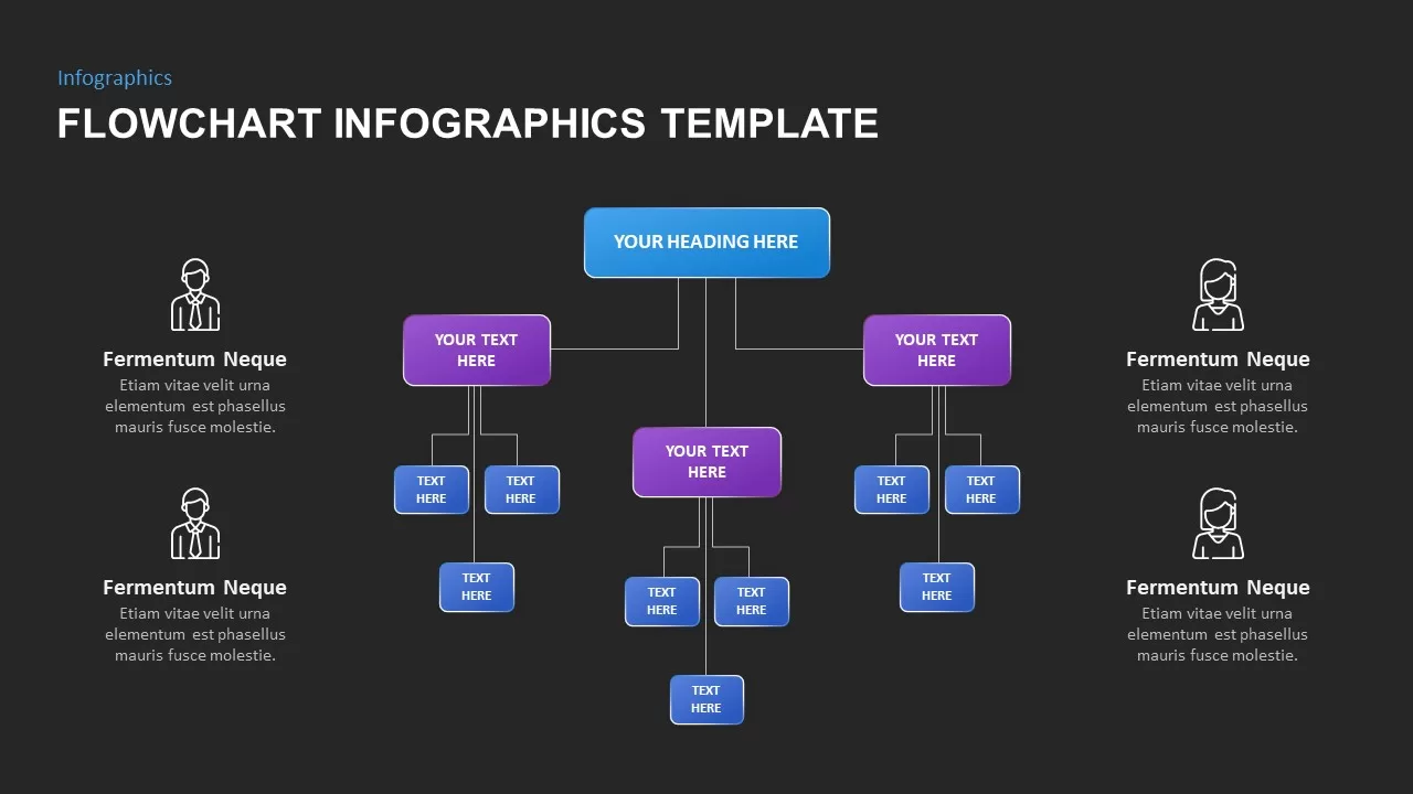 flowchart infographic template powerpoint