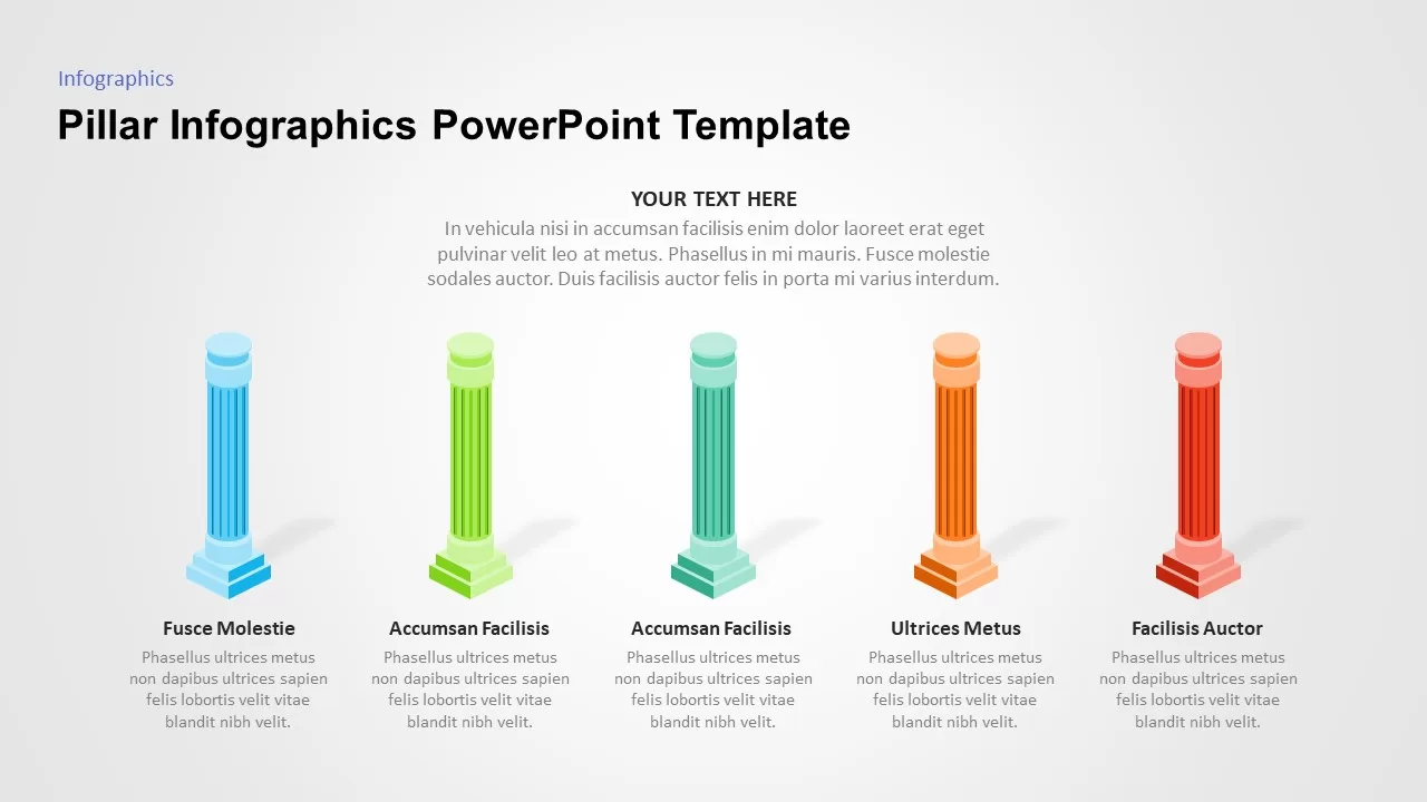 pillar powerpoint graphic