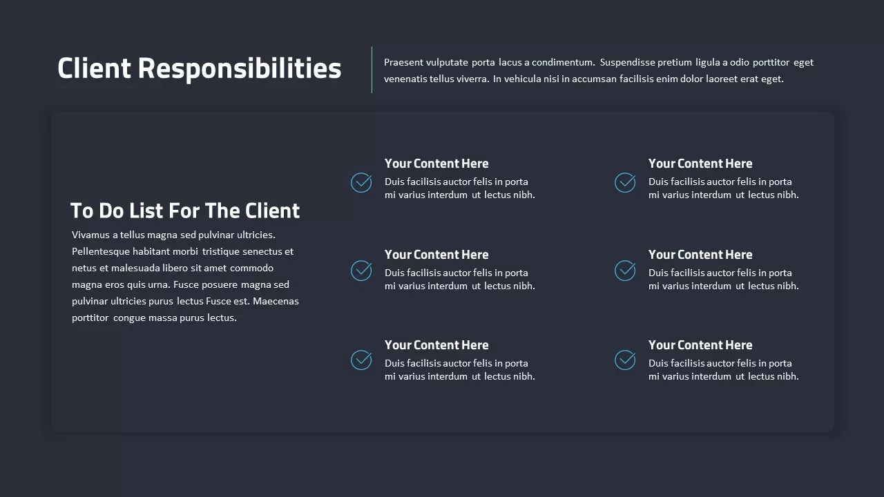 web design client responsibilities