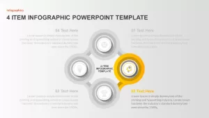 4 Step Process Infographic Template