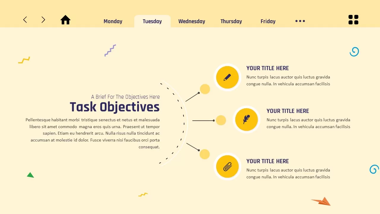 task objective templates