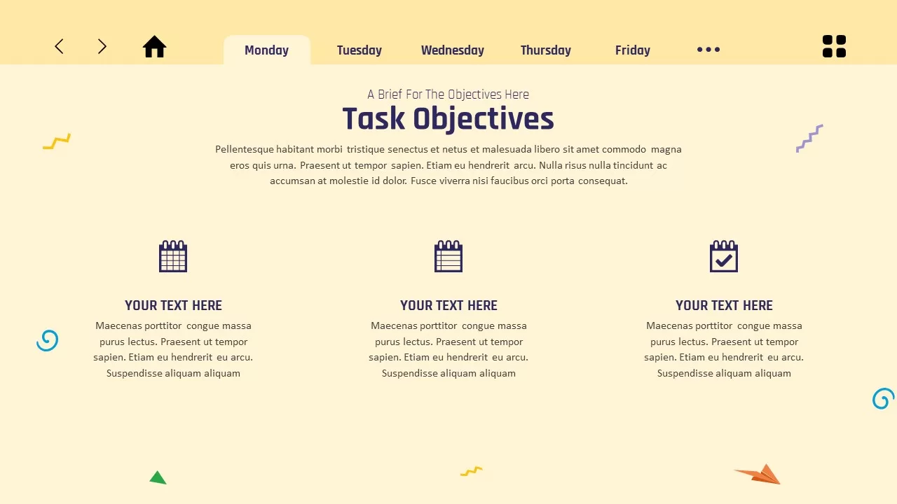 task objectives