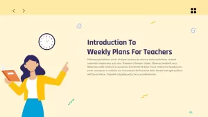 weekly plans for teachers