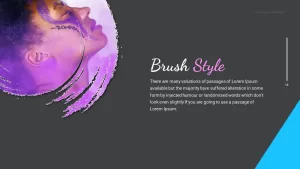 brush style ppt