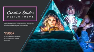 creative studio design theme