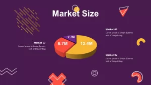 Business Slides Carnival PowerPoint Template To Showcase Market Size Information