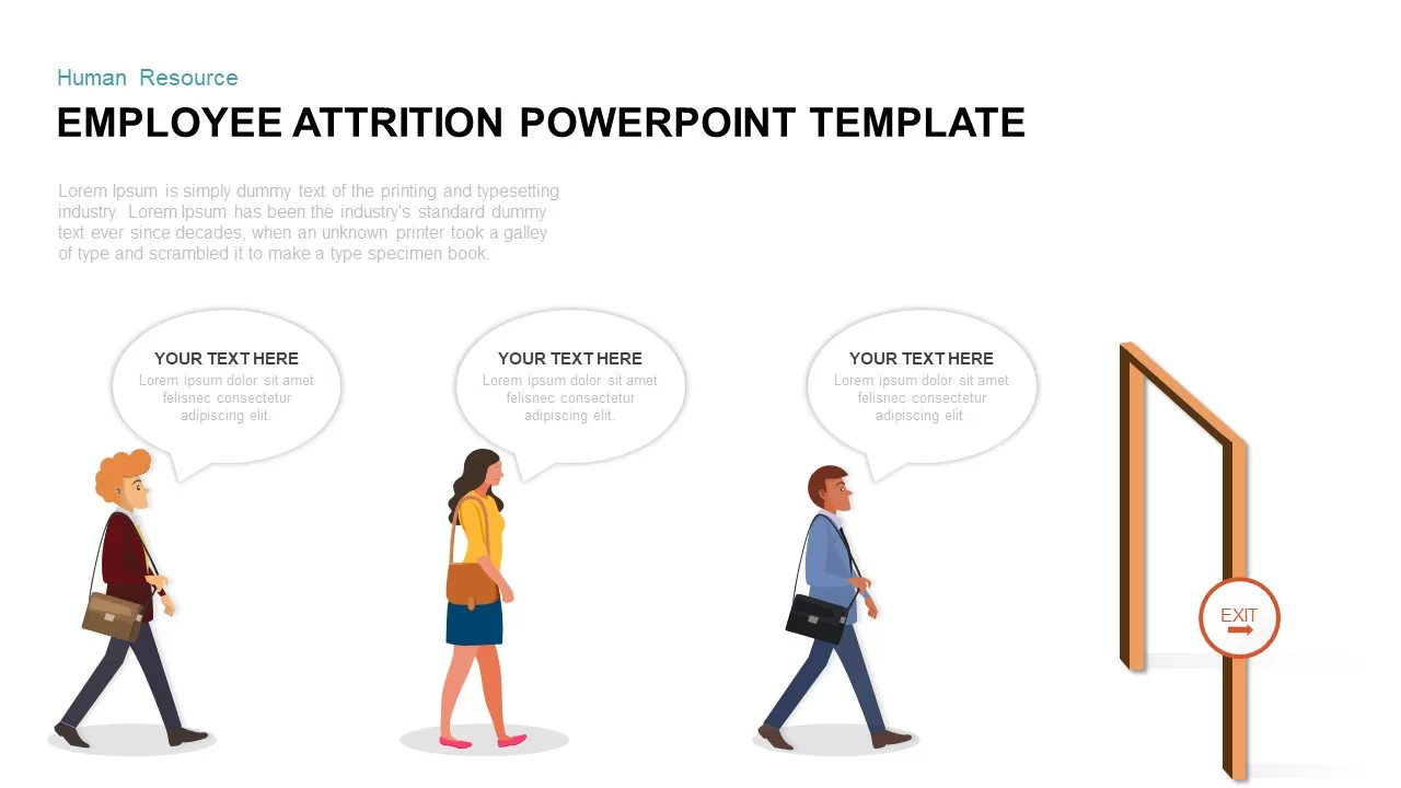 employee attrition template