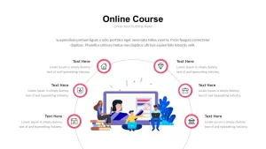 online course powerpoint template