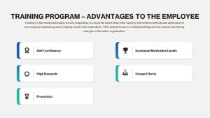 Employee Training Deck PowerPoint Template employee advantages