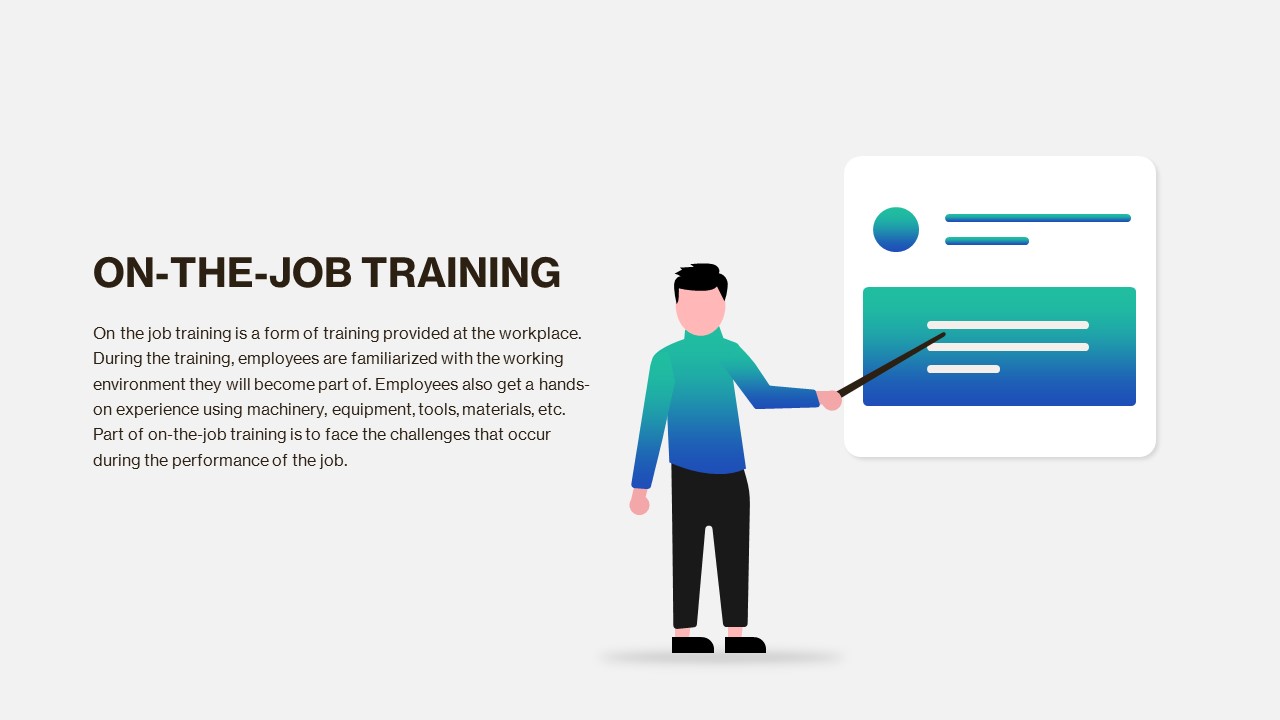 Employee Training Deck PowerPoint Template job