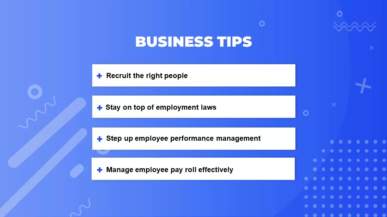 business tips