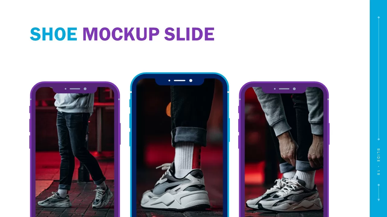 shoe mockup slide