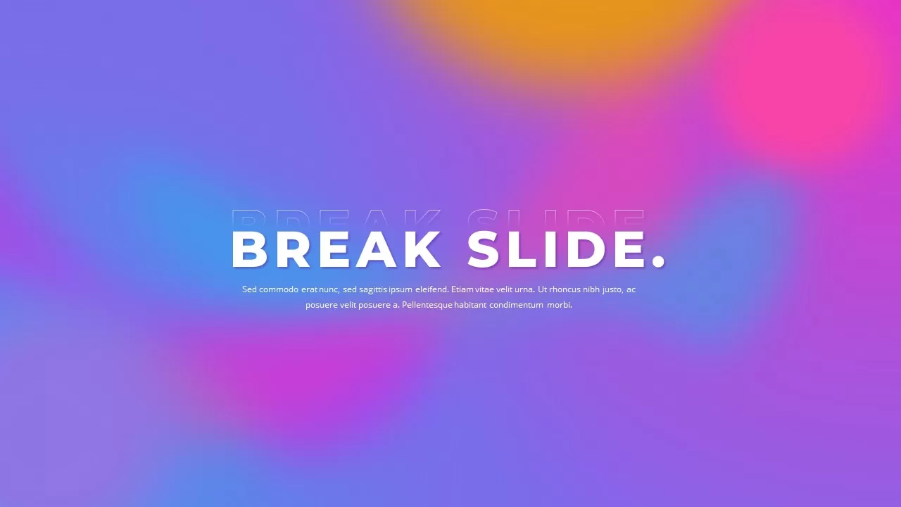 break slide powerpoint template