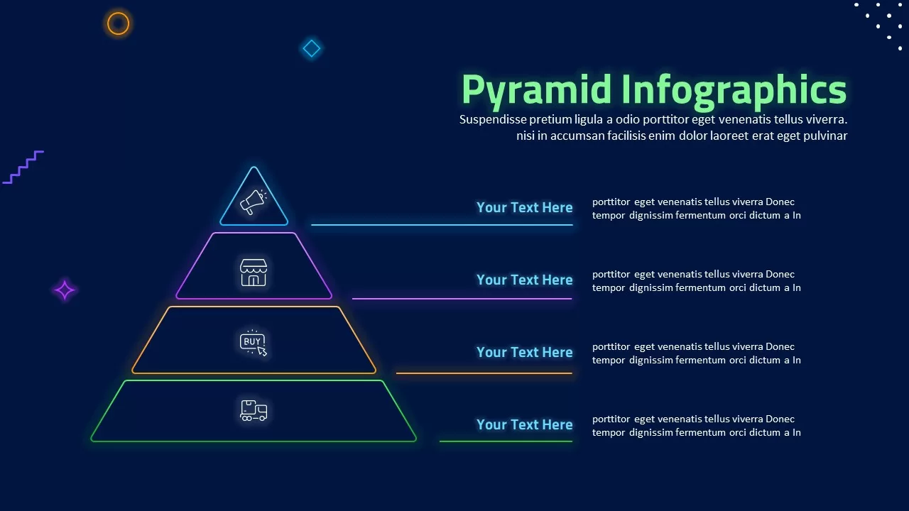 pyramid infographics