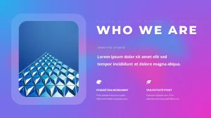 who we are poweroint template