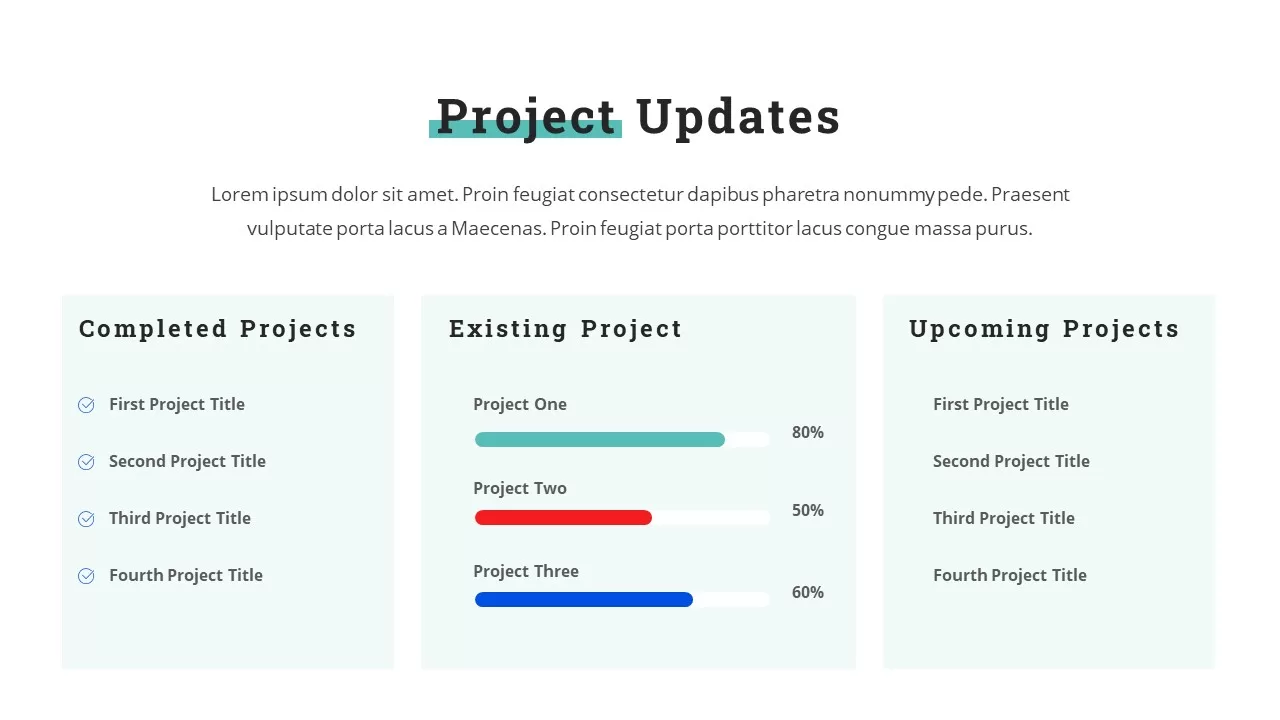 project updates