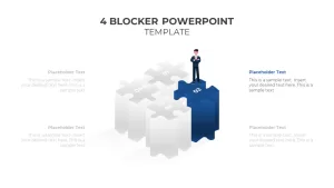 4 blocks slide ppt16 template