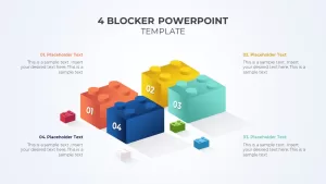 Four Lego Blocker Template