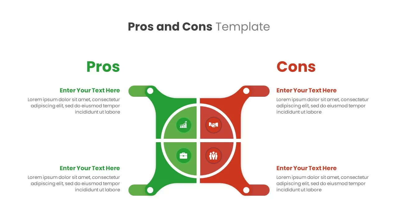 Pros and Cons template