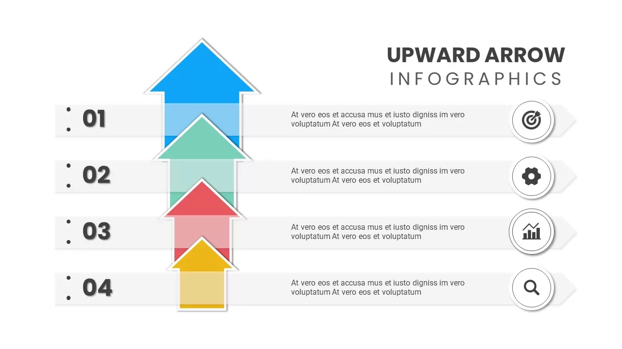 Upward arrow powerpoint