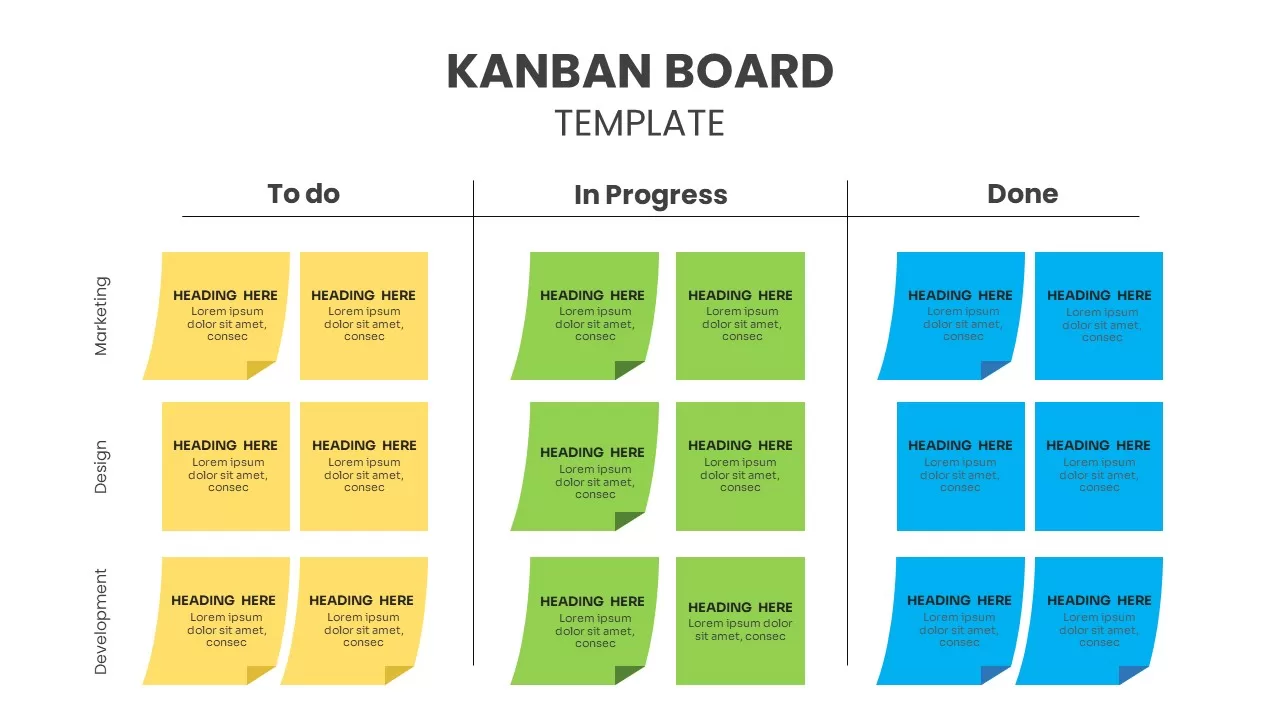 kanban board template powerpoint