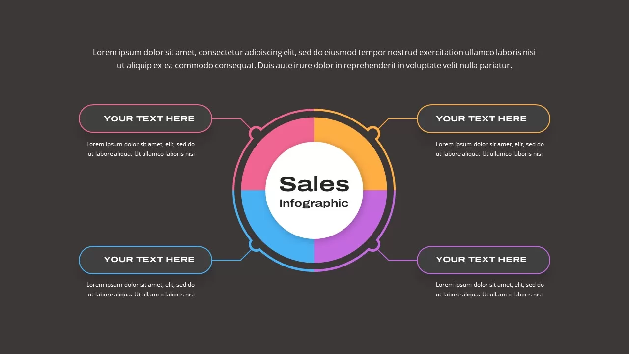 sales infographic template