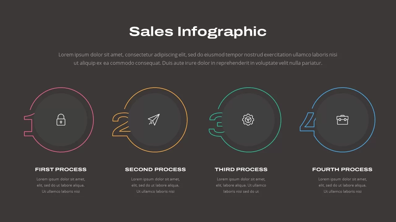 sales powerpoint infographic