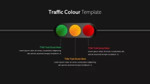 3 traffic lights powerpoint template