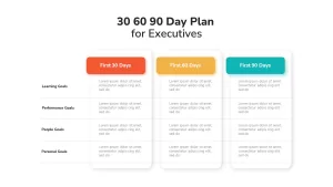 30 60 90 Day Plan For Executives