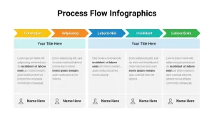 Free Process Flow Infographics